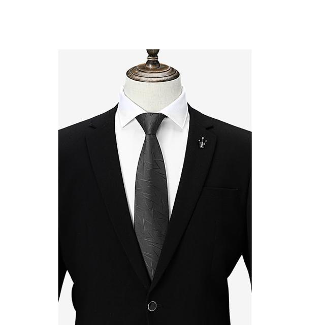 【拉福】領帶8cm寬版雪片領帶拉鍊領帶