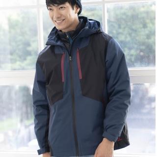 【LEIDOOE】連帽防風保暖外套二件式組(51019+5019A)
