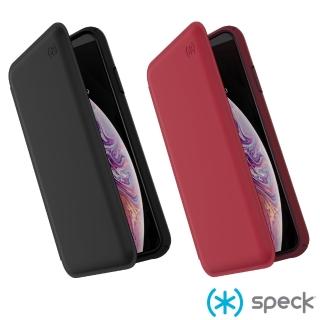 【Speck】iPhone Xs Max Presidio Folio Leather皮質側翻防摔皮套