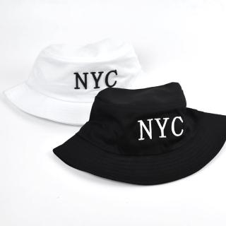 【玖飾時尚】漁夫帽 電鏽N.Y.C素色素面(帽子)