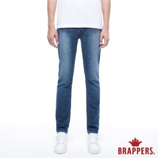 【BRAPPERS】男款 HGN系列-中腰針織彈性直筒褲(藍)