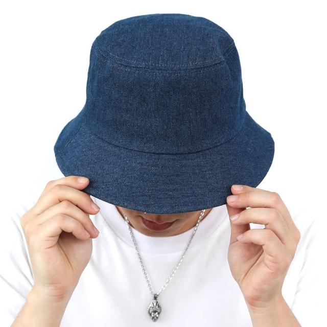 【玖飾時尚】深藍素面牛仔漁夫帽(漁夫帽)