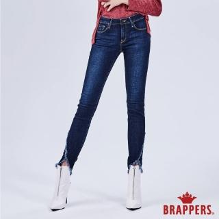 【BRAPPERS】女款 新美腳ROYAL系列-彈性褲口造型九分褲(藍)