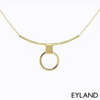【Eyland】英國精品 Erin Choker 幾何簡約鍍金墜飾項鍊