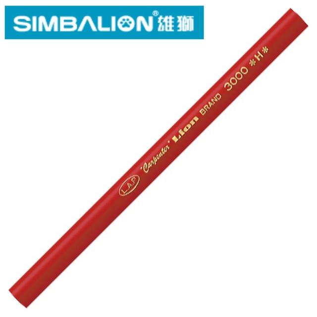 【SIMBALION 雄獅】NO.3000  木工鉛筆(12支入)