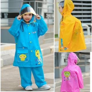【Baby 童衣】兒童雨衣 雨衣雨褲套裝 兩件式雨衣88076(共三色)