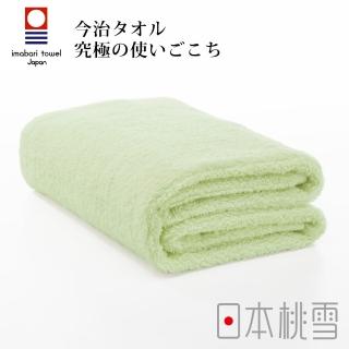 【日本桃雪】日本製原裝進口今治超長棉浴巾(萊姆綠 鈴木太太公司貨)