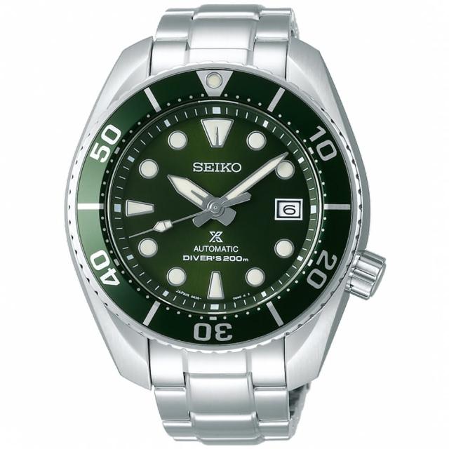 【SEIKO 精工】PROSPEX系列廣告款潛水機械錶-綠水鬼(SPB103J1)