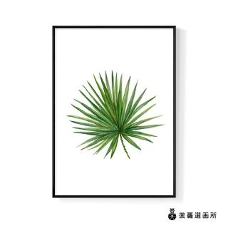 【菠蘿選畫所】花草生活—棕櫚葉-30x40cm(畫/餐桌佈置/旅店掛畫/客廳/植物/北歐/複製畫)