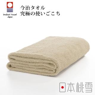 【日本桃雪】日本製原裝進口今治飯店浴巾(米黃 鈴木太太公司貨)