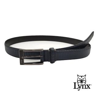 【Lynx】進口編織紋窄版休閒皮帶(窄版休閒皮帶)