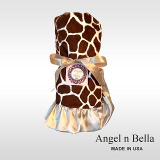 【Angel n Bella】頂級花苞攜帶毯 禮盒裝(經典長頸鹿)