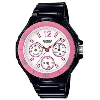 【CASIO 卡西歐】一般指針錶 橡膠錶帶 防水100米 可旋轉式錶圈(LRW-250H-1A3)