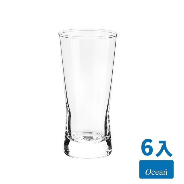 【WUZ 屋子】Ocean 大都會無鉛玻璃啤酒杯6入組(210cc)