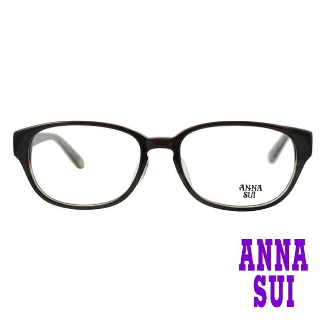 【ANNA SUI 安娜蘇】日系圖騰浮雕造型光學眼鏡-暗咖(AS583-905)