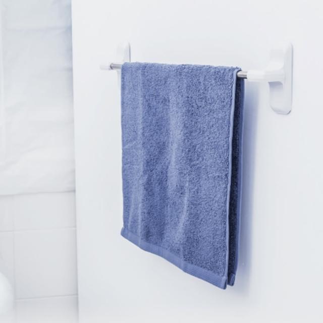 【3M】無痕防水收納-浴室毛巾架 免釘免鑽 17629D
