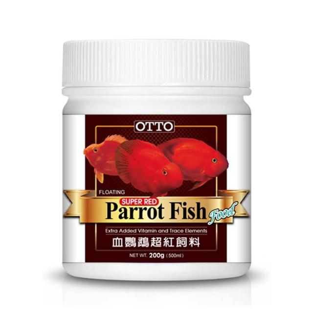 【OTTO奧圖】血鸚鵡超紅飼料-200g(針對血鸚鵡的揚色機制)