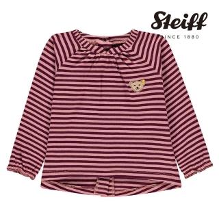 【STEIFF】條紋 熊熊T恤衫(長袖上衣)