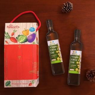 【展康】初榨橄欖油禮盒-大(500ml*2瓶)