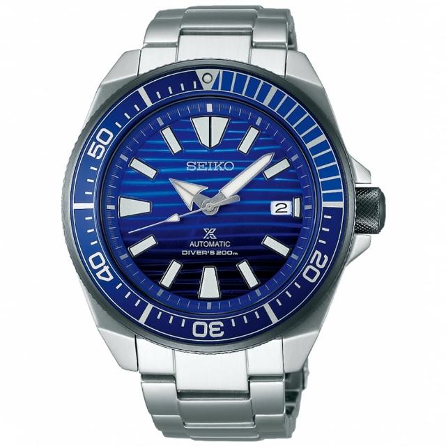 【SEIKO 精工】Prospex 海洋武士潛水機械錶-藍/43.8mm(SRPC93J1/4R35-01X0B)