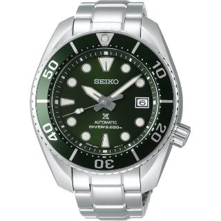 【SEIKO 精工】Prospex 兩百米潛水錶 綠水鬼 母親節 禮物(6R35-00A0G/SPB103J1)