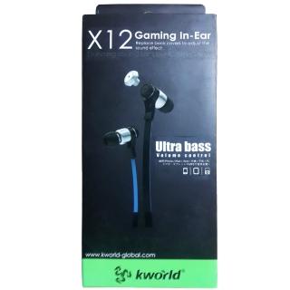 【Kworld 廣寰】入耳式電競耳機線控內建麥克風KW-X12