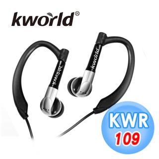 【Kworld 廣寰】防汗運動款耳掛式耳機線控內建麥克風 KWR109