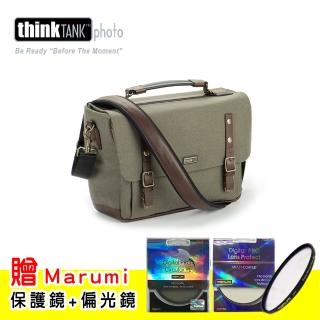 【ThinkTank創意坦克】尊爵系列經典單肩相機包(橄欖灰L)-SG377(彩宣公司貨)
