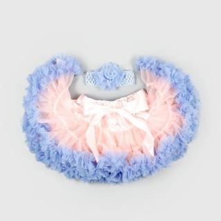 【日安朵朵】女嬰兒童雪紡蓬蓬裙 - 粉紅沙灘(寶寶女童澎裙禮服)