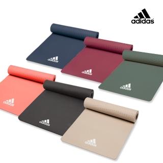 【adidas 愛迪達】Yoga 輕量波紋瑜珈墊-8mm