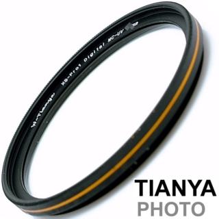 【Tianya天涯】金邊薄框18層多層鍍膜MC-UV濾鏡46mm保護鏡46mm濾鏡T18P46G(鏡頭保護鏡 UV濾鏡)
