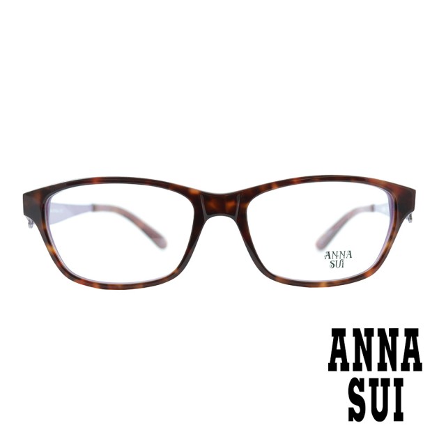 【ANNA SUI 安娜蘇】日系個性蝴蝶精雕造型光學眼鏡-琥珀/粉紫(AS537-142)