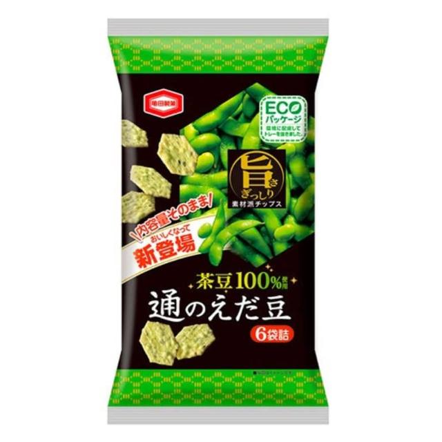 即期品【龜田】茶豆米果70g(來自日本的美味)