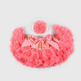 【日安朵朵】女嬰兒童雪紡蓬蓬裙 - 薔薇公主(寶寶女童澎裙禮服)