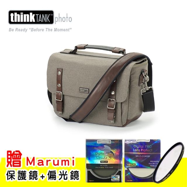 【ThinkTank創意坦克】尊爵系列經典單肩相機包(橄欖灰M)-SG375(彩宣公司貨)