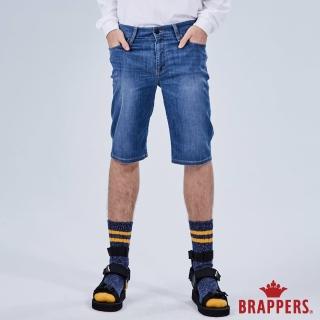 【BRAPPERS】男款 HM-中腰系列-彈性五分褲(深藍)