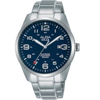 【ALBA】經典太陽能時尚手錶(AS32-X018B AX3003X1 藍)