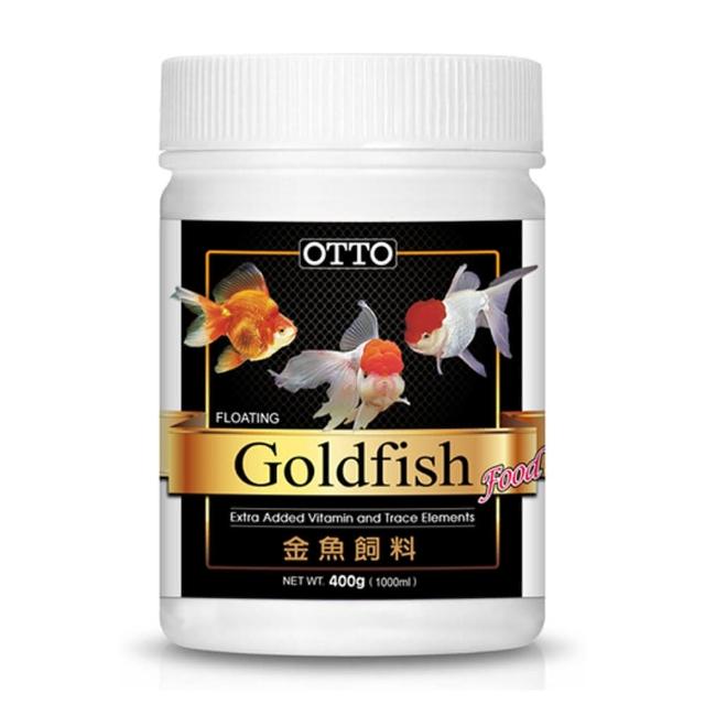 【OTTO奧圖】金魚飼料XL-400g(兼具營養強化與揚色)