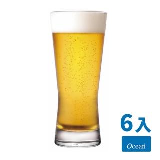 【WUZ 屋子】Ocean 大都會無鉛玻璃啤酒杯6入組(400cc)