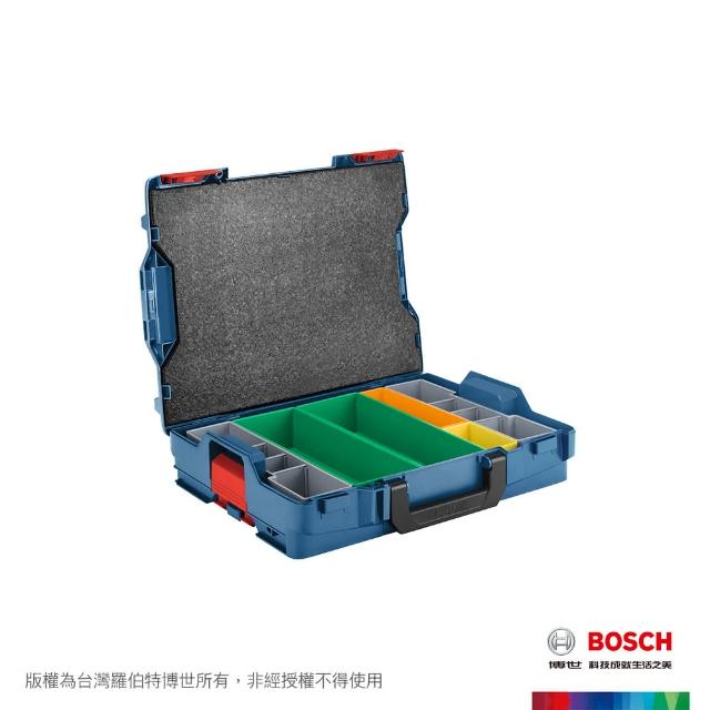 【BOSCH 博世】新型系統工具箱 L-BOXX 102 含6件置物格(L-BOXX 102 set 6)