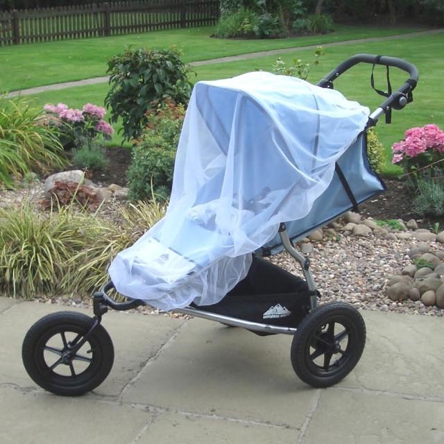 【CLIPPASAFE】英國嬰幼兒推車專用防蟲罩/蚊帳-白(150x135cm)