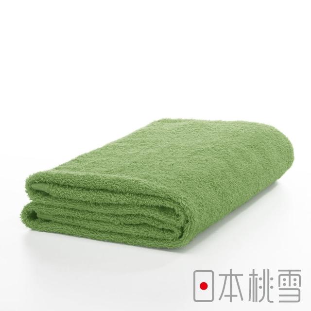【日本桃雪】日本製原裝進口精梳棉飯店浴巾(茶綠  鈴木太太公司貨)