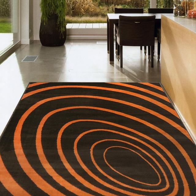 【Ambience】比利時Shiraz 時尚地毯-漩渦(160x230cm)
