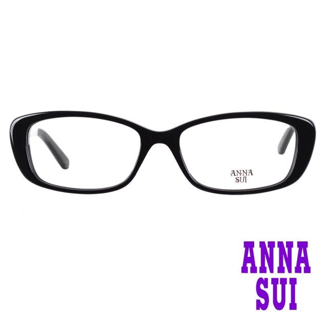 【ANNA SUI 安娜蘇】典雅仿舊玫瑰造型光學眼鏡-透黯紫(AS604-708)