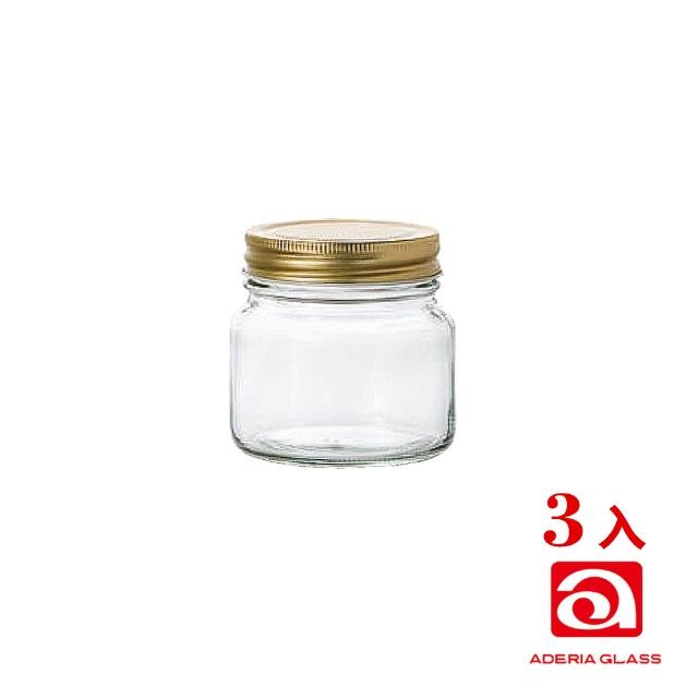 【WUZ 屋子】ADERIA 日本廣口玻璃儲物罐3入組(275ml)