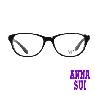【ANNA SUI 安娜蘇】狂野豹紋魅力造型光學眼鏡-黑(AS608-001)