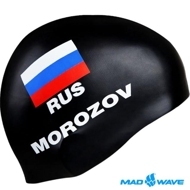 【MADWAVE】泳帽 矽膠 成人 MOROZOV(防水矽膠材質)