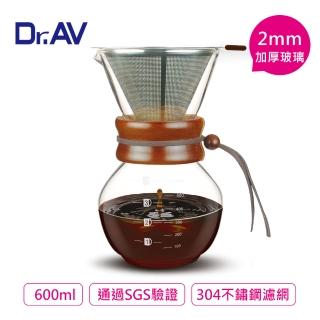 【Dr.AV 聖岡科技】日式手沖咖啡滴漏壺DPB-6A(滴漏壺)