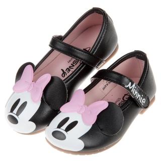 【Disney迪士尼】米妮黑色大眼兒童公主鞋(D8U831D)