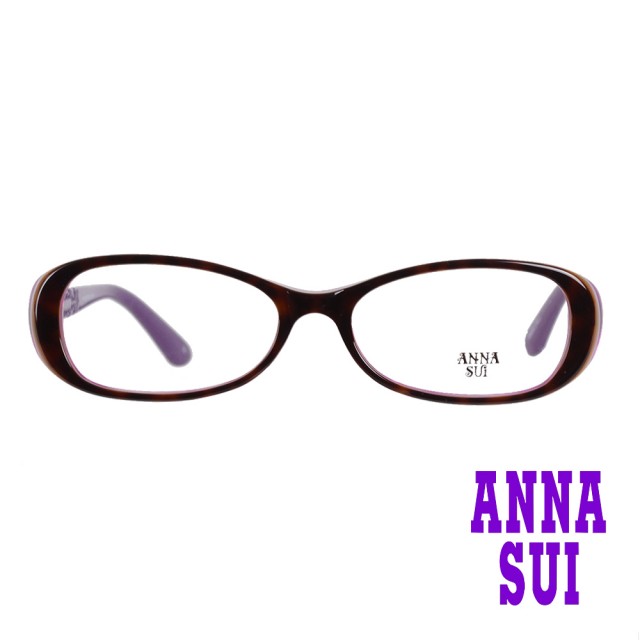 【ANNA SUI 安娜蘇】宮廷螺旋花紋造型光學眼鏡-漸層古典紫(AS599-103)